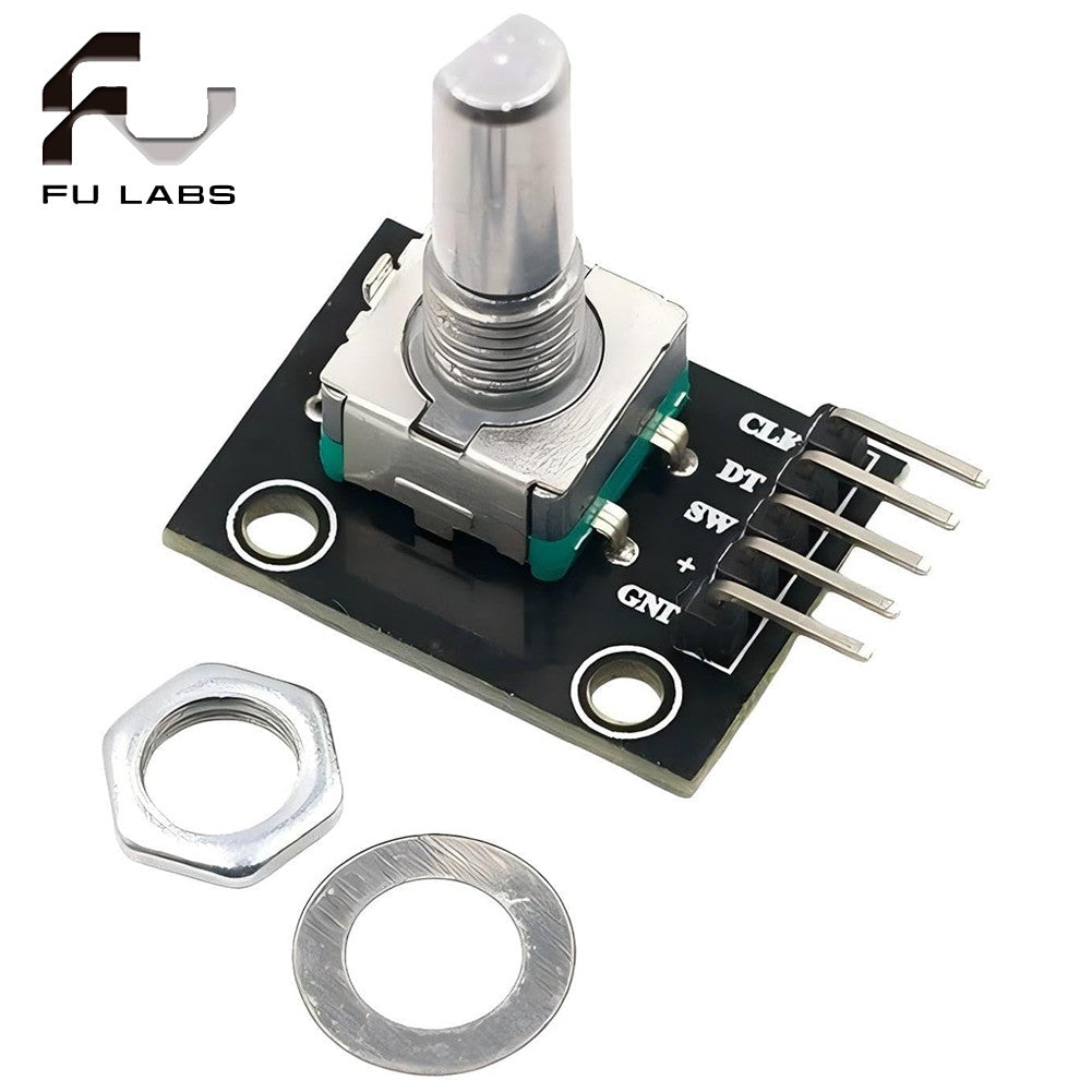 360 Degrees Rotary Encoder Module For Arduino Brick Sensor Switch Development Board KY-040 With Pins