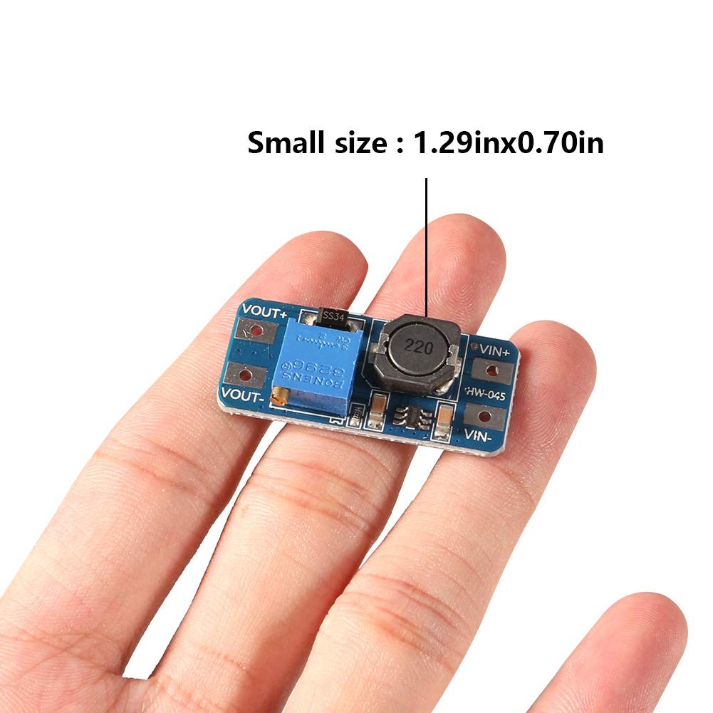 MT3608 DC-DC Step Up Converter Booster Power Supply Module Boost Step-up Board MAX output 28V 2A