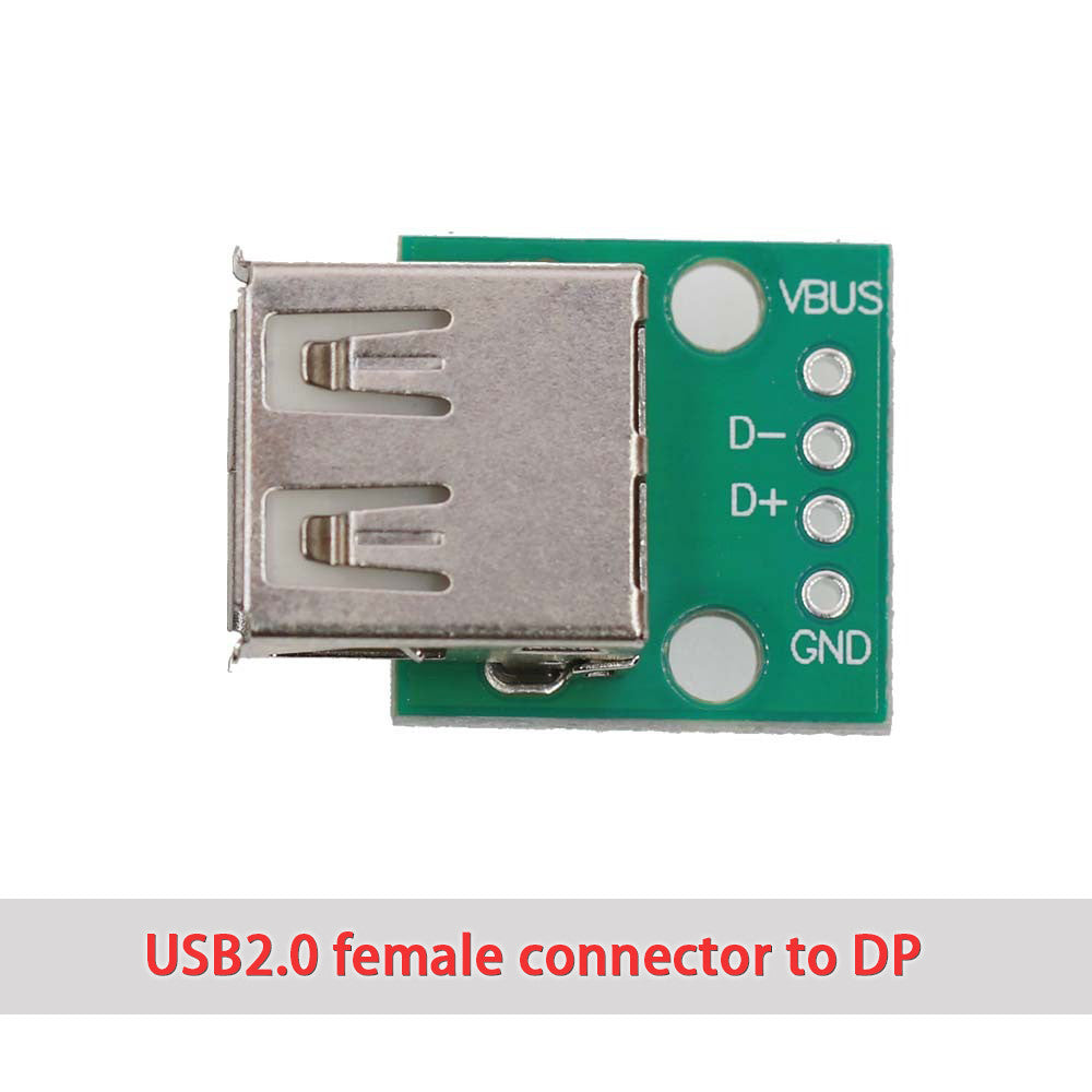 MICRO MINI USB2.0 3.0 Male Female USB to Dip Female B-type Square interface Printer Mike 5p patch to inline adapter board