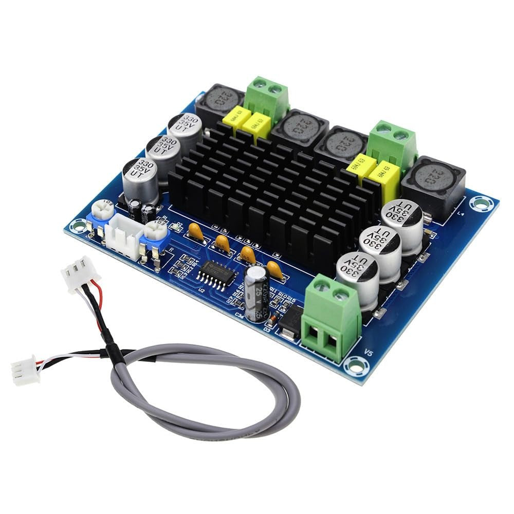 DC 12V 24V 120W*2 TPA3116 D2 Dual Channel digital Power audio amplifier board  good XH-M543