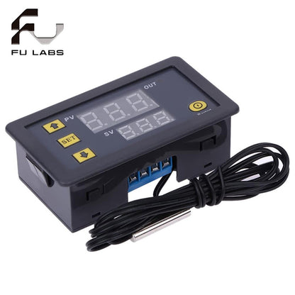 W3230 DC 12V/24V 20A AC 220V 10A Digital LCD Thermostat Temperature Controller with Probe