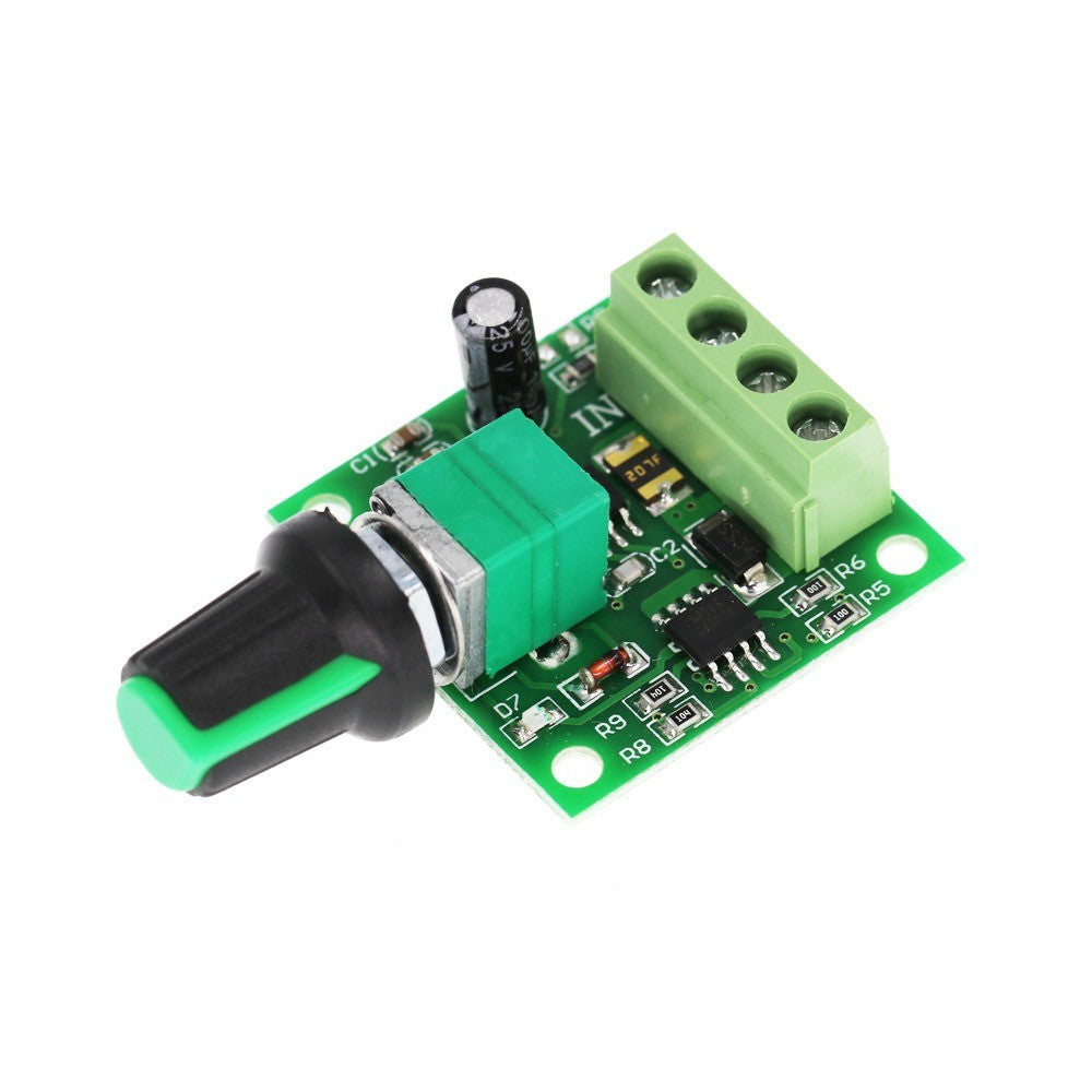 PCF* DC Motor Speed Controller 12v, Low Voltage PWM 1803BK Adjustable Driver Switch with Control Knob 1.8v 3v 5v 6v  12v