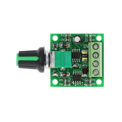 PCF* DC Motor Speed Controller 12v, Low Voltage PWM 1803BK Adjustable Driver Switch with Control Knob 1.8v 3v 5v 6v  12v