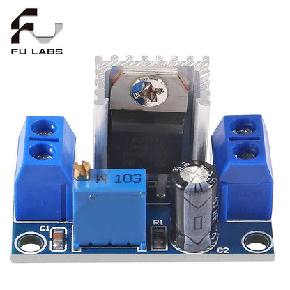 LM317 Adjustable Voltage Regulator Power Supply LM317 DC-DC Converter Buck Step Down Circuit Board Module Linear Regulator