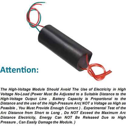 400kv/1,000kv High Voltage Generator Arc High Voltage Package Pulse DC 3-6v Module Boost  400000V/1000000V