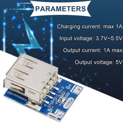 5v Power Supply Module Lithium Polymer Lithium Battery Charging Protector Board LED Display USB Charger For DIY Charger 134N3P Process Control Module