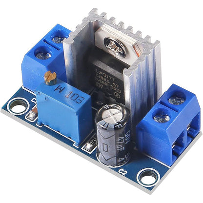 LM317 Adjustable Voltage Regulator Power Supply LM317 DC-DC Converter Buck Step Down Circuit Board Module Linear Regulator