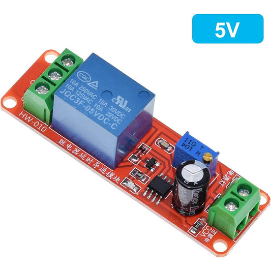 DC 5V 12V NE555 Timer Switch Adjustable Module Time delay relay Module 12V Delay relay shield 0~10S