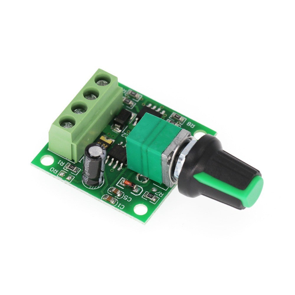 PCF* DC Motor Speed Controller 12v, Low Voltage PWM 1803BK Adjustable Driver Switch with Control Knob 1.8v 3v 5v 6v  12v