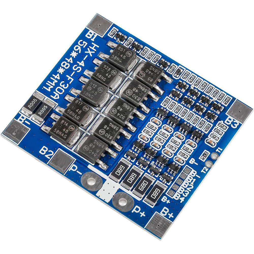 4S 30A 14.8V Li-ion Lithium 18650 Battery BMS Packs PCB Protection Board Balance Integrated Circuits with cable