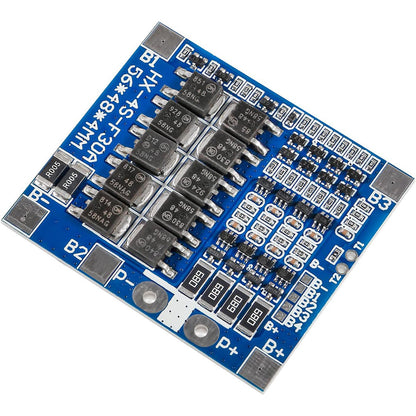 4S 30A 14.8V Li-ion Lithium 18650 Battery BMS Packs PCB Protection Board Balance Integrated Circuits with cable