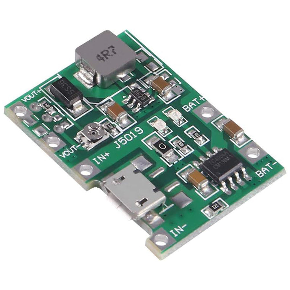3.7v 9V 5V 18650 Charging Step-Up Boost One Adjustable Module 2A Micro USB Type C