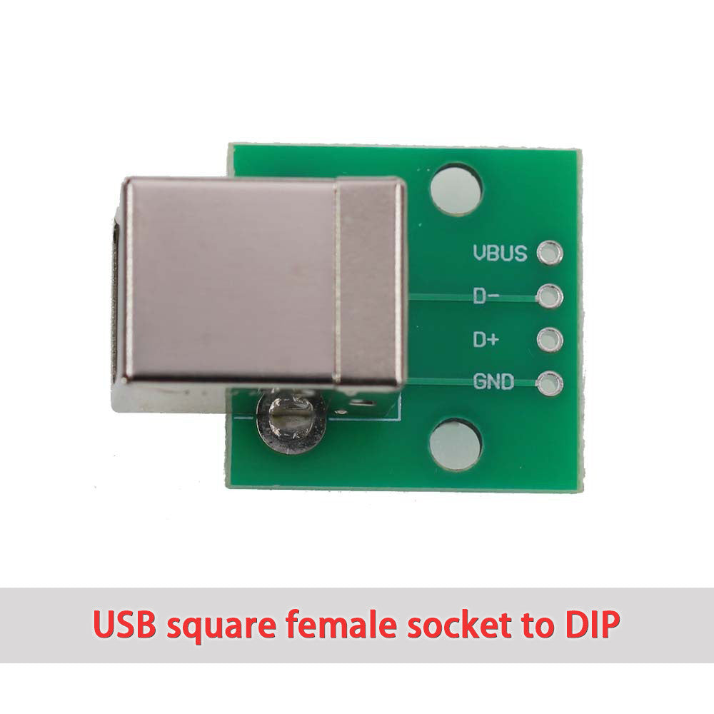 MICRO MINI USB2.0 3.0 Male Female USB to Dip Female B-type Square interface Printer Mike 5p patch to inline adapter board