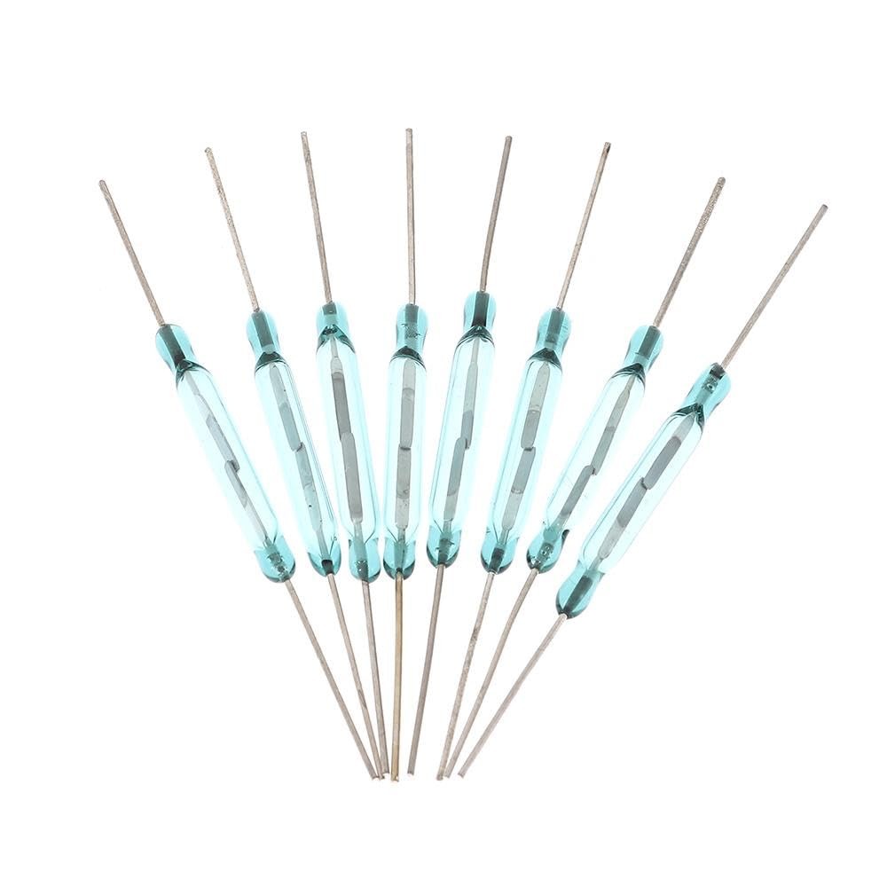 10pcs N/O Reed switch Magnetic Switch 2 * 14mm Normally Open Magnetic Induction switch