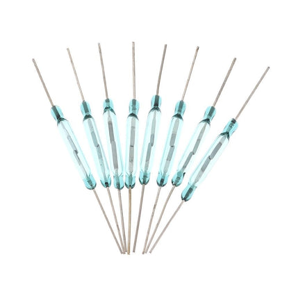 10pcs N/O Reed switch Magnetic Switch 2 * 14mm Normally Open Magnetic Induction switch