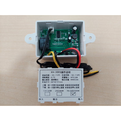 XH-W3001 220V Incubator Multifunction Digital Temperature Controller 1500W Thermostat Control Switch