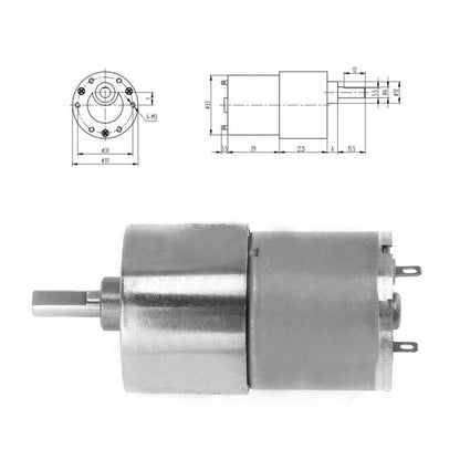 37GB-3530 12V/24V DC 12~320RPM Reduce Speed Electric Motor