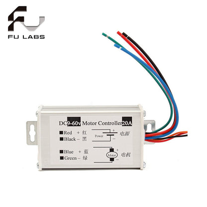 9v~60v PWM DC Motor Speed Regulator 20A Motor Controller Metal Shell