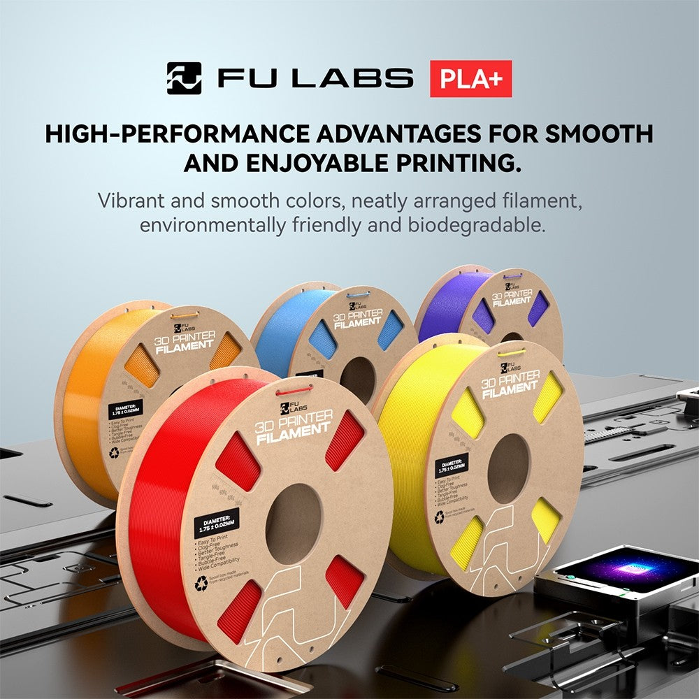 FU LABS Filament PLA+ Filament  3D Printer Filament 1.75mm 1KG