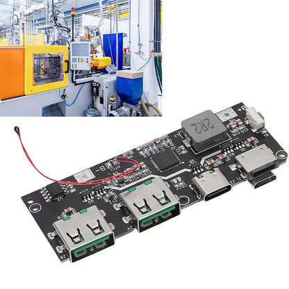 22.5W Power Bank 5-Port Bidirectional Fast Charging Mobile Power Module Circuit Board QC4.0+PD3.0