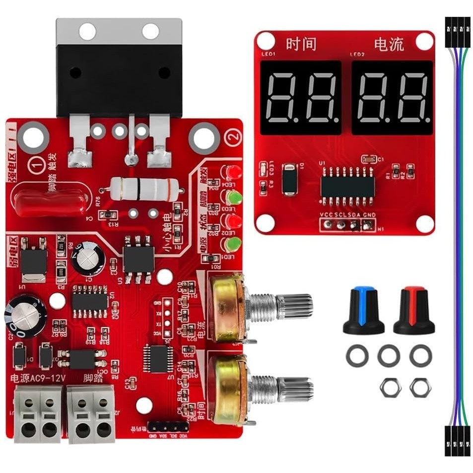 NY-D01 100A/40A Spot Welding Machine Control Board Welder Transformer Controller Panel Parts Adjust Time Current Digital