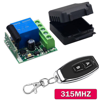 433Mhz 315MHZ RF TRANSMITTER Electronic Lock Control DIY Wireless Remote Control Switch DC 12V 1CH Relay Receiver Module