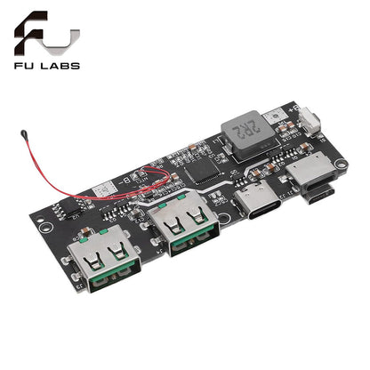 22.5W Power Bank 5-Port Bidirectional Fast Charging Mobile Power Module Circuit Board QC4.0+PD3.0