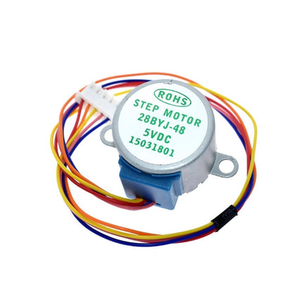 DC 5V 4-phase 5-wire Stepper Motor 28YBJ-48 Deceleration Stepper Motor with 25CM Cable