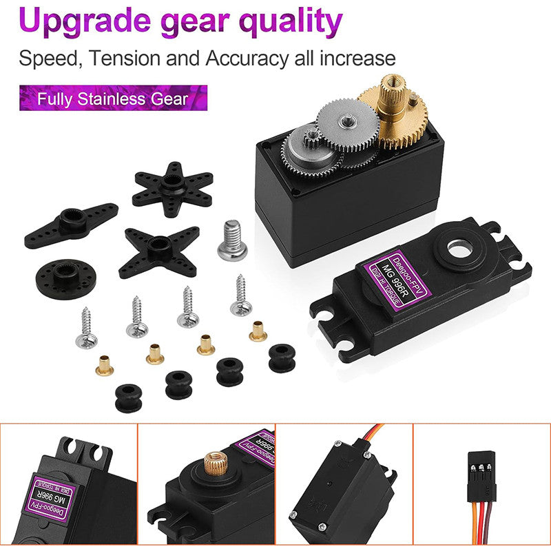Digital Robot Servo Motor (180 Rotation) – MG996R MG996