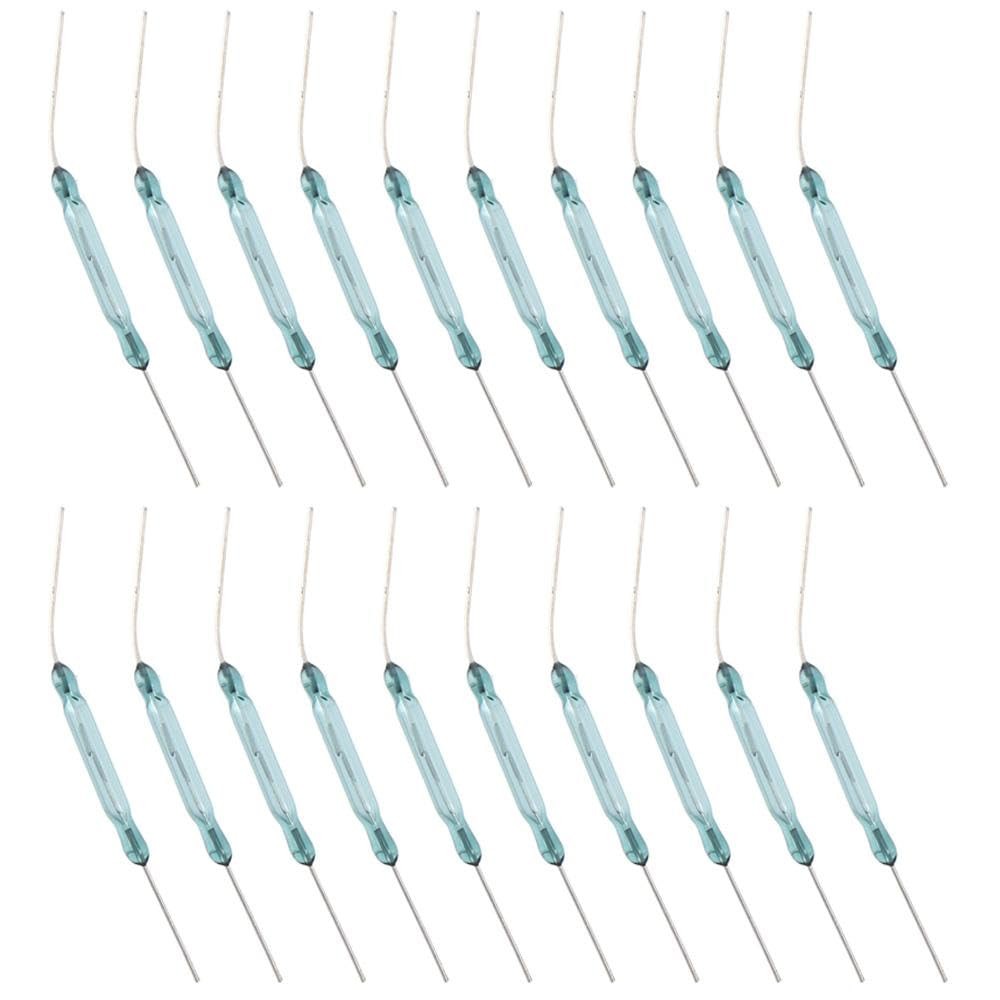 10pcs N/O Reed switch Magnetic Switch 2 * 14mm Normally Open Magnetic Induction switch