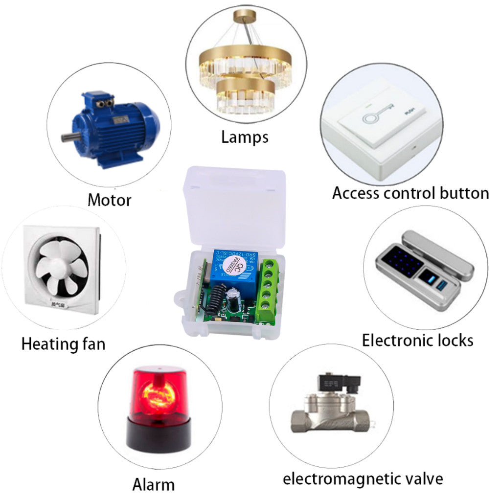 433Mhz 315MHZ RF TRANSMITTER Electronic Lock Control DIY Wireless Remote Control Switch DC 12V 1CH Relay Receiver Module