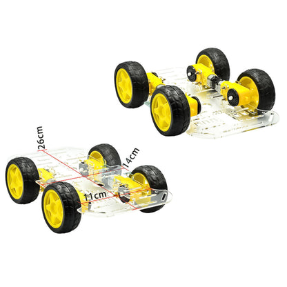 2WD | 4WD single Layer | 4WD double Layer Smart Robot Car Chassis Kit