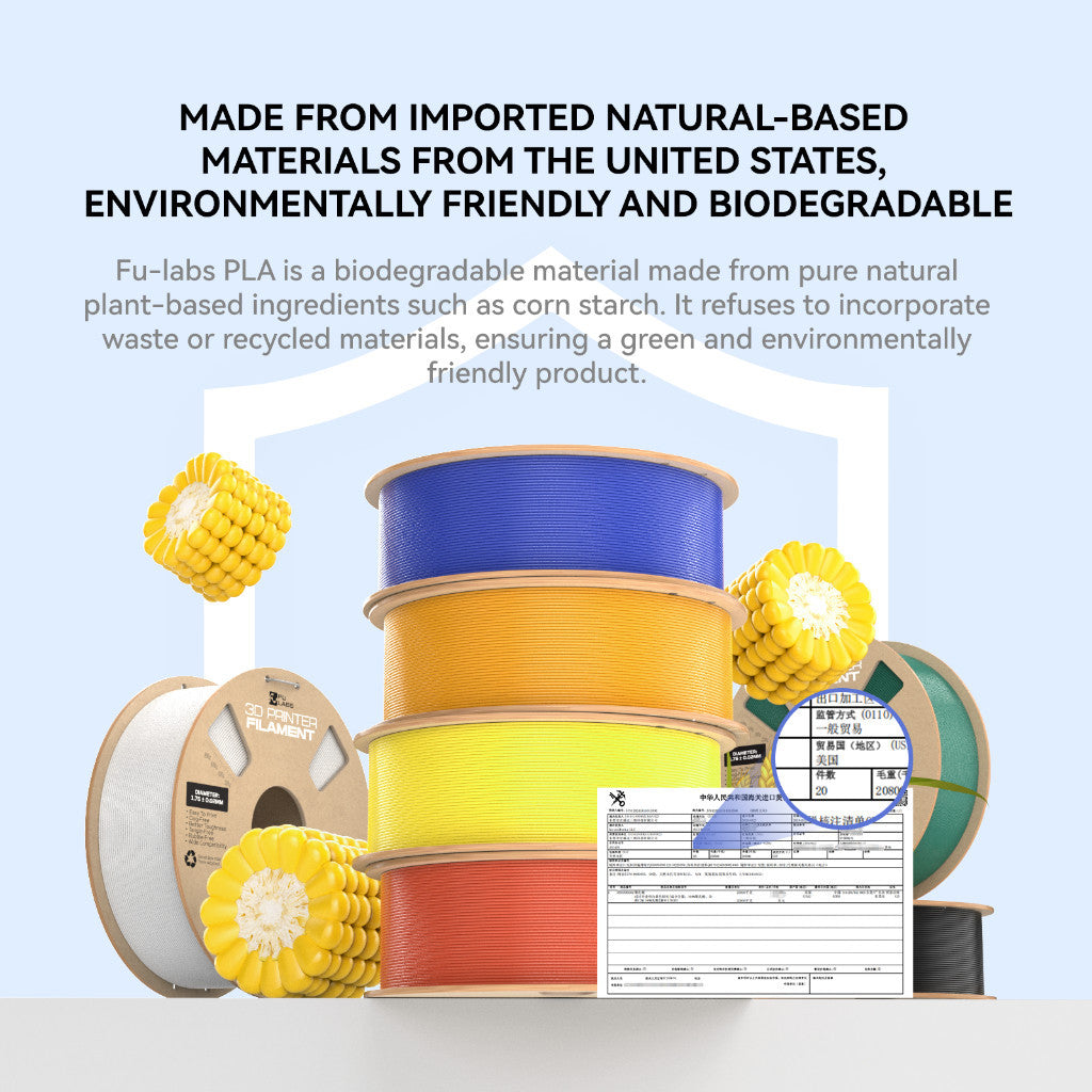 FU LABS Filament PLA+ Filament  3D Printer Filament 1.75mm 1KG