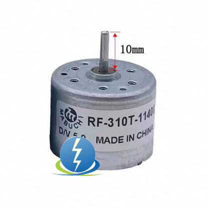 RF-310T-11400 Long Axis for Fan/hand Crank Generator Motor Micro DC Motor Toy Model Accessories