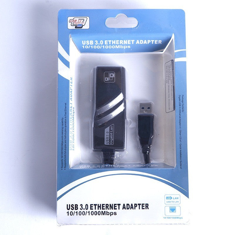USB 3.0 Gigabit LAN Driverless USB to RJ45 Cable Converter 10/100/1000 Mbps Gigabit for PC/Laptop