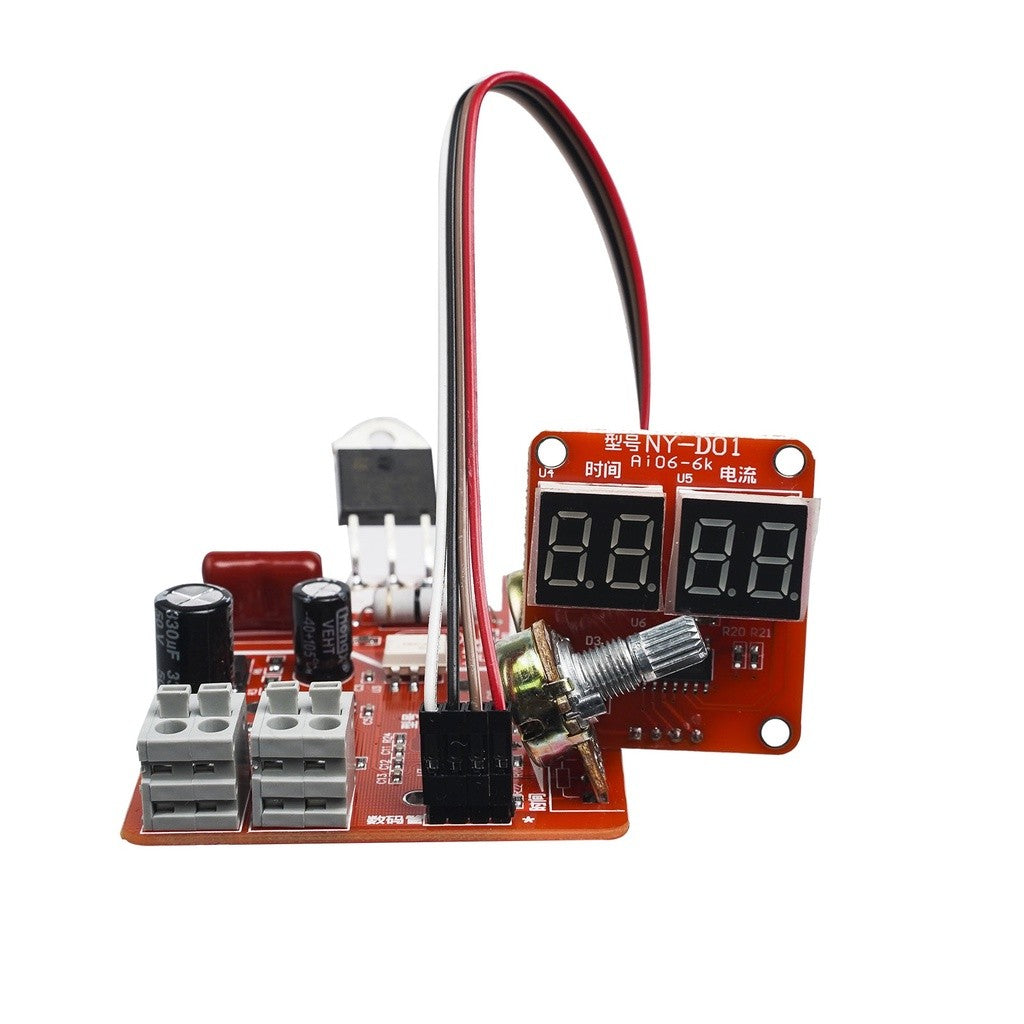 NY-D01 100A/40A Spot Welding Machine Control Board Welder Transformer Controller Panel Parts Adjust Time Current Digital