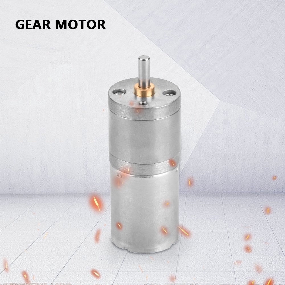 DC 12V 25GA-370 Low Speed Metal Gear Motor 25mm