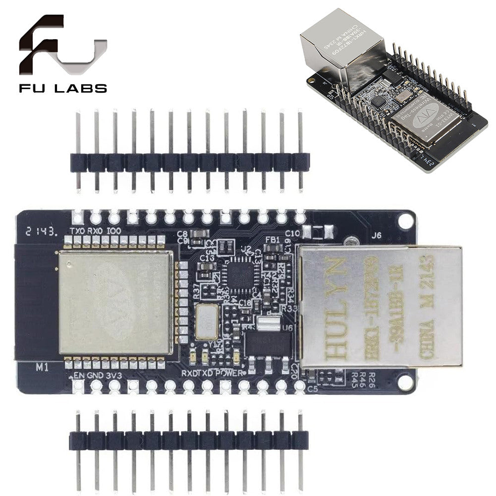 WT32-ETH01 Embedded Serial Port Networking Bluetooth-compatible Ethernet WIFI Combo Gateway MCU ESP32 Wireless Module WT32 ETH01