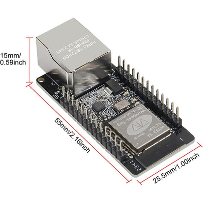 WT32-ETH01 Embedded Serial Port Networking Bluetooth-compatible Ethernet WIFI Combo Gateway MCU ESP32 Wireless Module WT32 ETH01