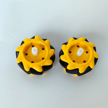 60mm Robot Rubber Wheel Smart Robot Tracker Car Rubber Chassis Wheel