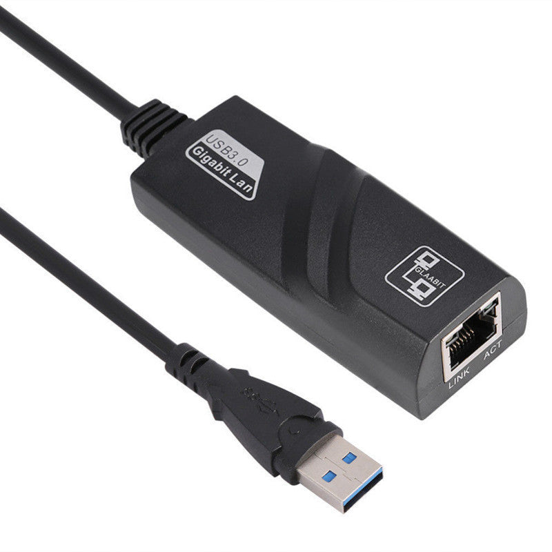 USB 3.0 Gigabit LAN Driverless USB to RJ45 Cable Converter 10/100/1000 Mbps Gigabit for PC/Laptop