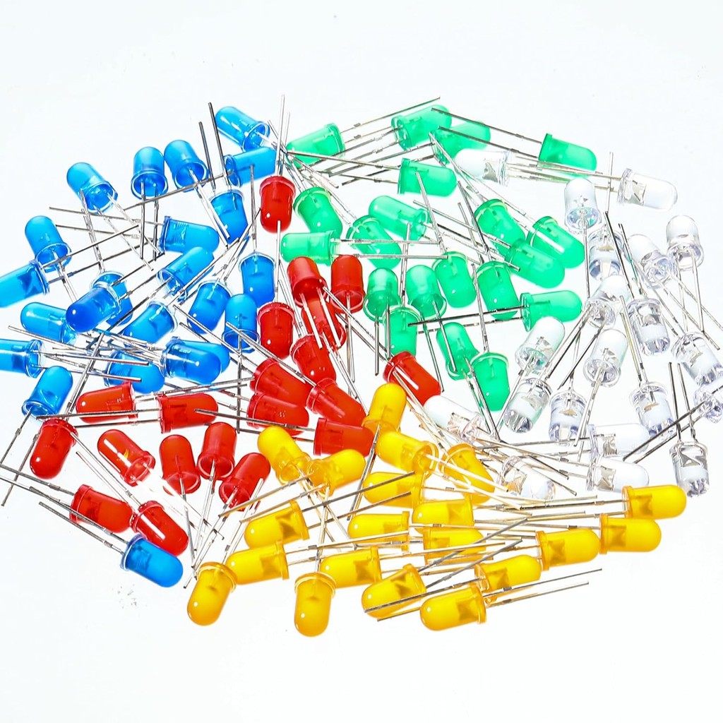 10pcs 5mm Luminous Diode led Light Beads Indicator Small Bulb F5 Color Second-Level Tube