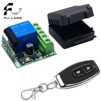 433Mhz 315MHZ RF TRANSMITTER Electronic Lock Control DIY Wireless Remote Control Switch DC 12V 1CH Relay Receiver Module