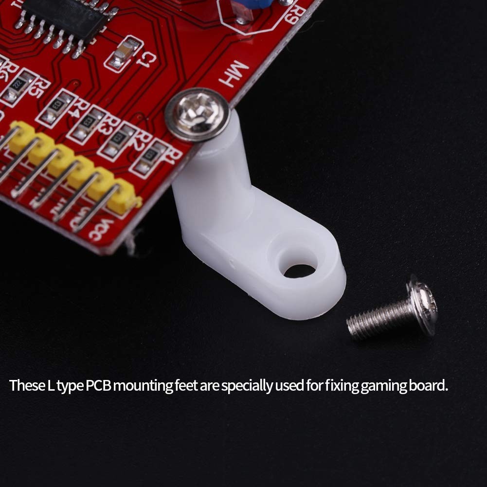 4Pcs/Set L Type PCB Mounting Feet with Screw