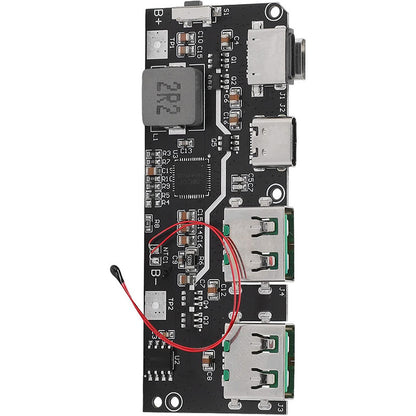 22.5W Power Bank 5-Port Bidirectional Fast Charging Mobile Power Module Circuit Board QC4.0+PD3.0
