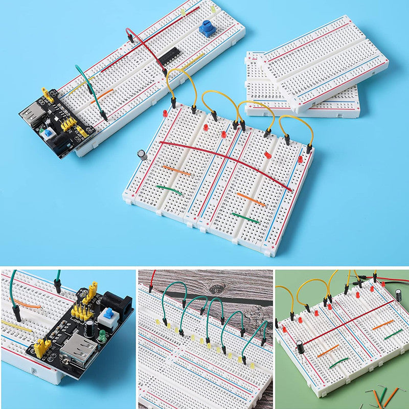 400 Holes Points Solderless 8.5CM X 5.5CM PCB Breadboard Mini Universal Test Protoboard DIY Prototype Bread Board Bus Test Circuit Board