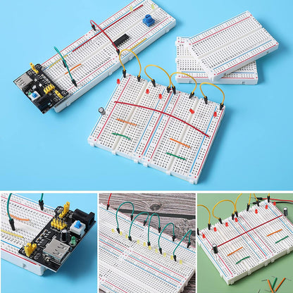 400 Holes Points Solderless 8.5CM X 5.5CM PCB Breadboard Mini Universal Test Protoboard DIY Prototype Bread Board Bus Test Circuit Board