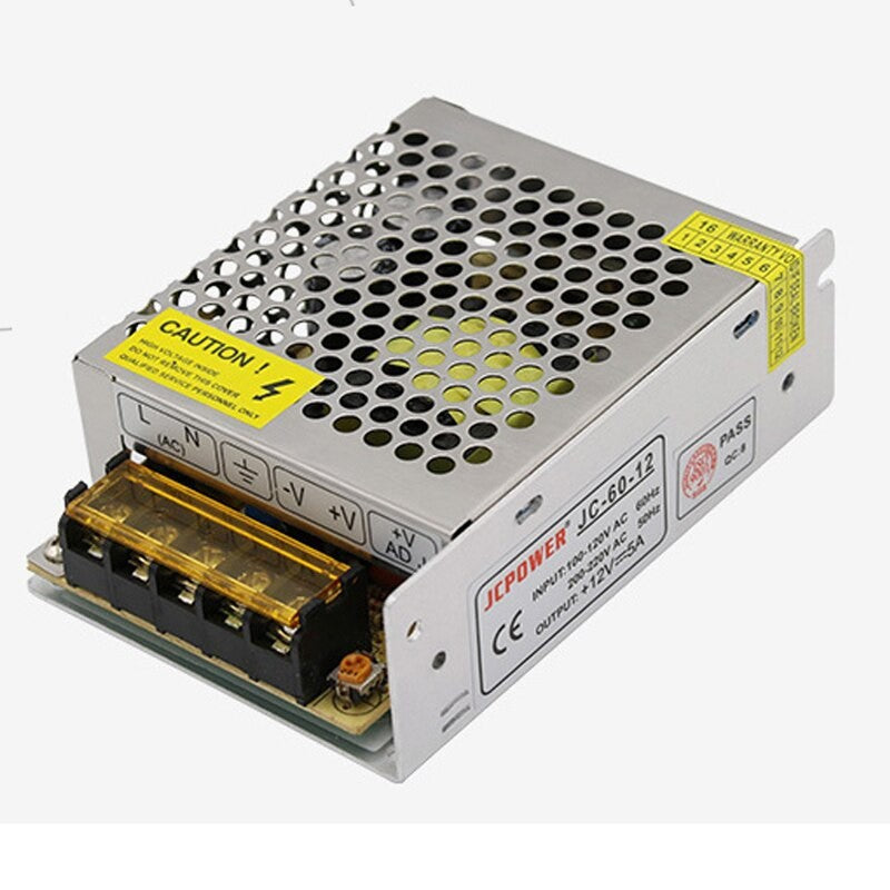 DC 12V5A Power Supply 60W AC 110V/220V To DC 12V Switch Power Supply Security Adapter