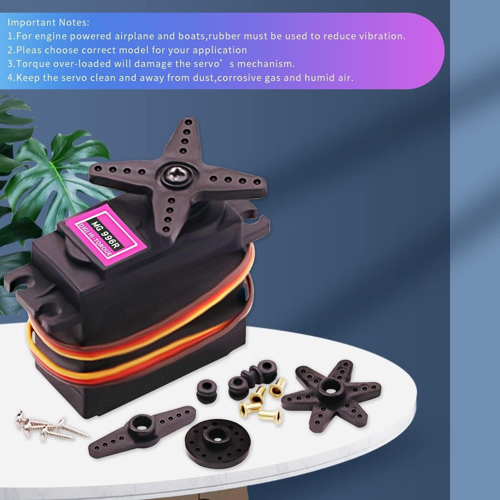 Digital Robot Servo Motor (180 Rotation) – MG996R MG996