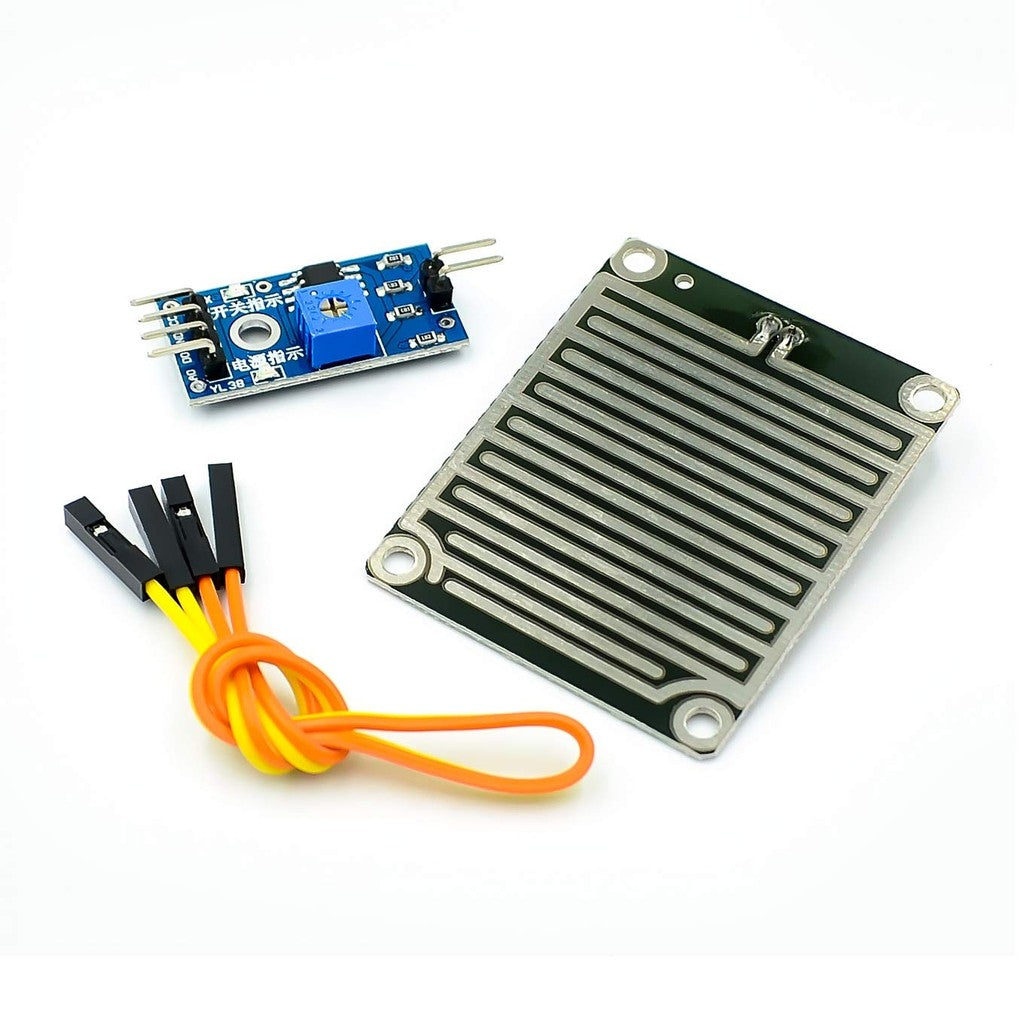 Raindrops Module Raindrop Detection Sensor Humidity Rain Weather Sensitivity Monitoring for Arduino